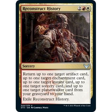 Image for Reconstruct History (222) (STX) - Magic: The Gathering