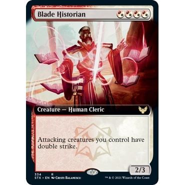 Image for Blade Historian (Extended Art) (334) (STX) - Magic: The Gathering