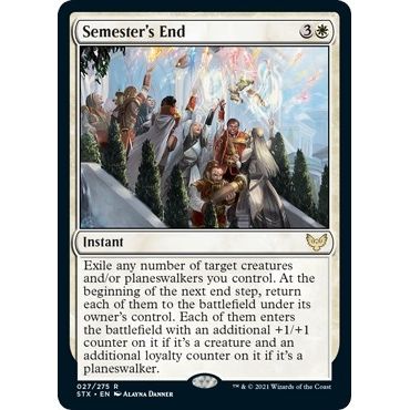 Image for Semester's End (27) (STX) - Magic: The Gathering