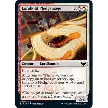 Image for Lorehold Pledgemage (201) (STX) - Magic: The Gathering