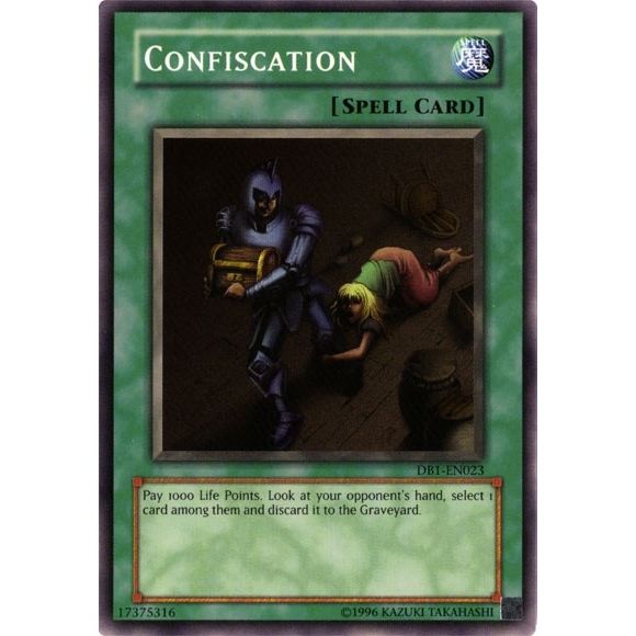 Image for Confiscation (DB1-EN023) (DB1) - YuGiOh