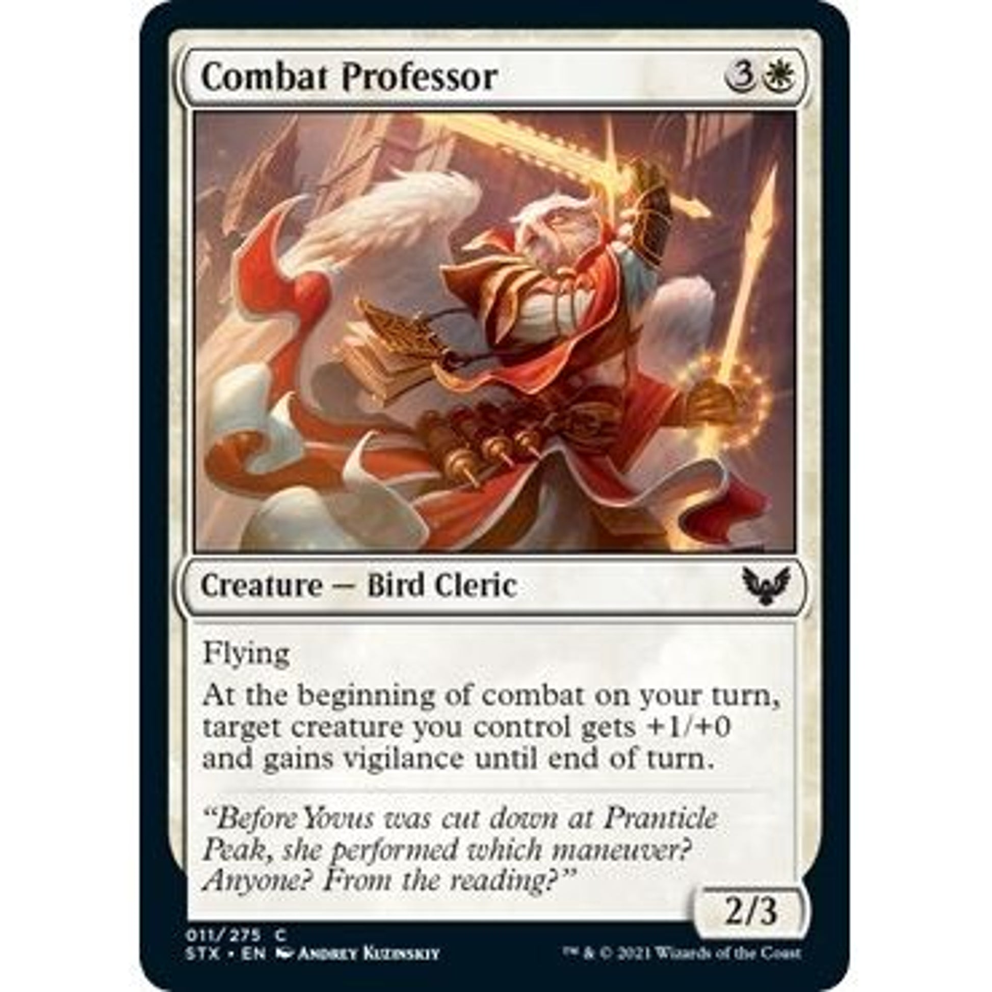 Image for Combat Professor (11) (STX) - Magic: The Gathering