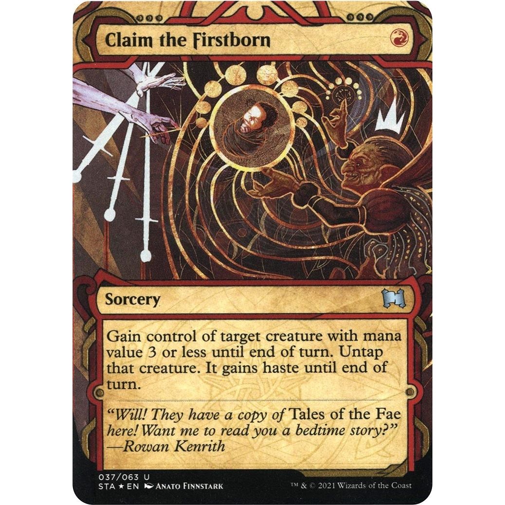 Image for Claim the Firstborn (Foil Etched) (37) (STA) - Magic: The Gathering