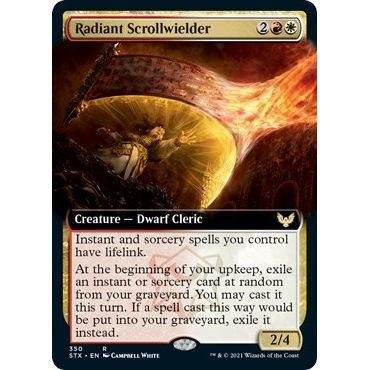 Image for Radiant Scrollwielder (Extended Art) (350) (STX) - Magic: The Gathering