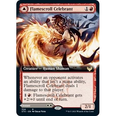 Image for Flamescroll Celebrant (Extended Art) (324) (STX) - Magic: The Gathering