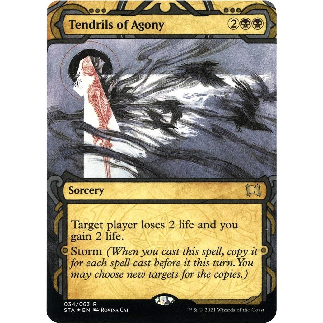 Image for Tendrils of Agony (Foil Etched) (34) (STA) - Magic: The Gathering