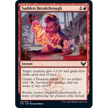 Image for Sudden Breakthrough (116) (STX) - Magic: The Gathering