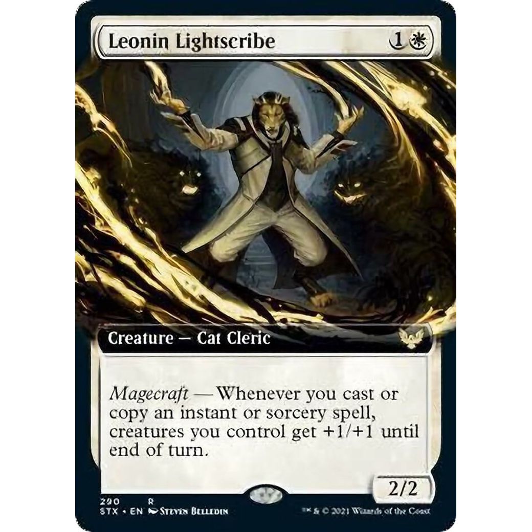 Image for Leonin Lightscribe (Extended Art) (290) (STX) - Magic: The Gathering
