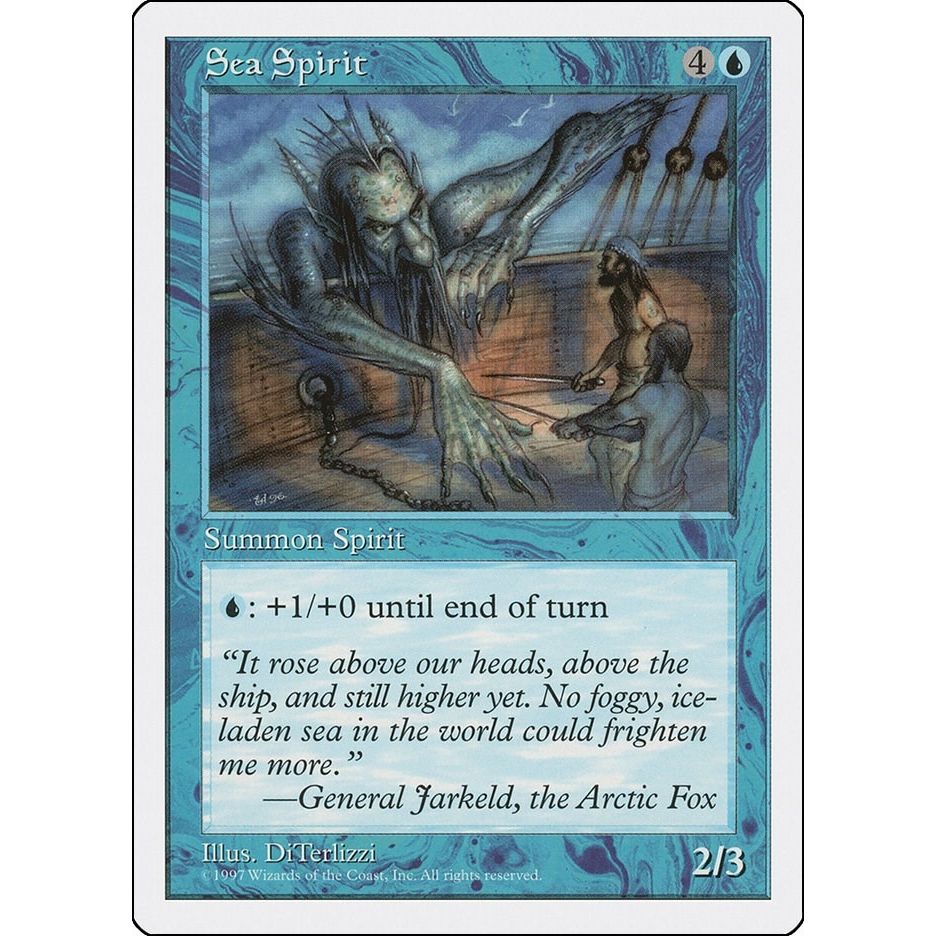Image for Sea Spirit (5ED) - Magic: The Gathering