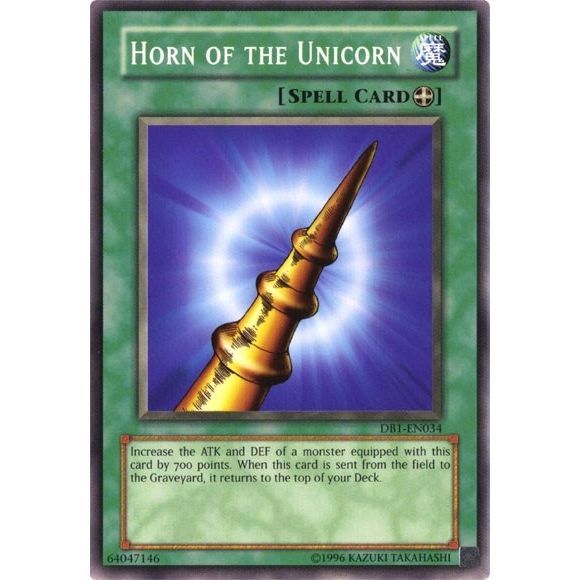 Image for Horn of the Unicorn (DB1-EN034) (DB1) - YuGiOh