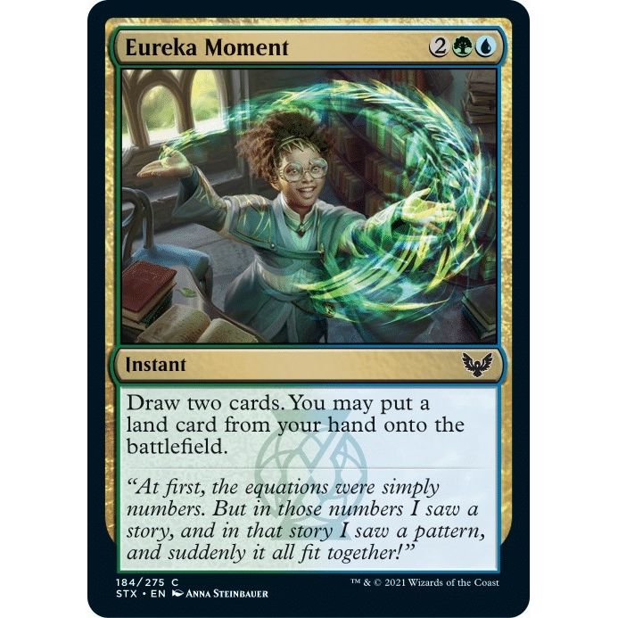 Image for Eureka Moment (184) (STX) - Magic: The Gathering