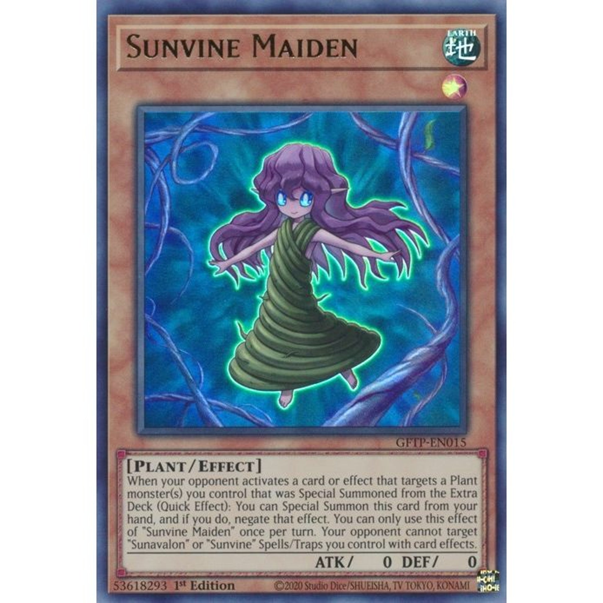 Image for Sunvine Maiden (GFTP-EN015) (GFTP) - YuGiOh