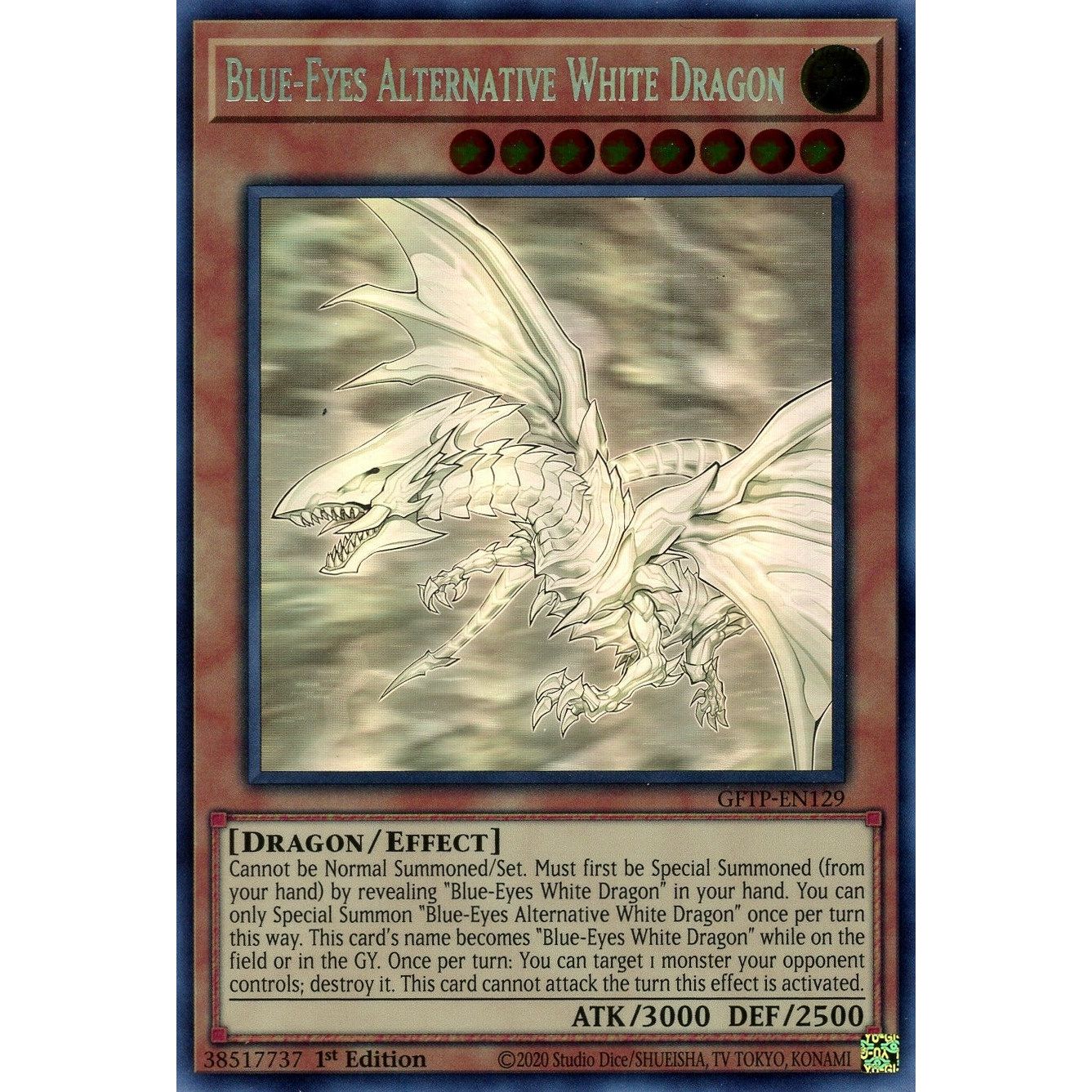 Image for Blue-Eyes Alternative White Dragon (Ghost Rare) (GFTP-EN129) (GFTP) - YuGiOh