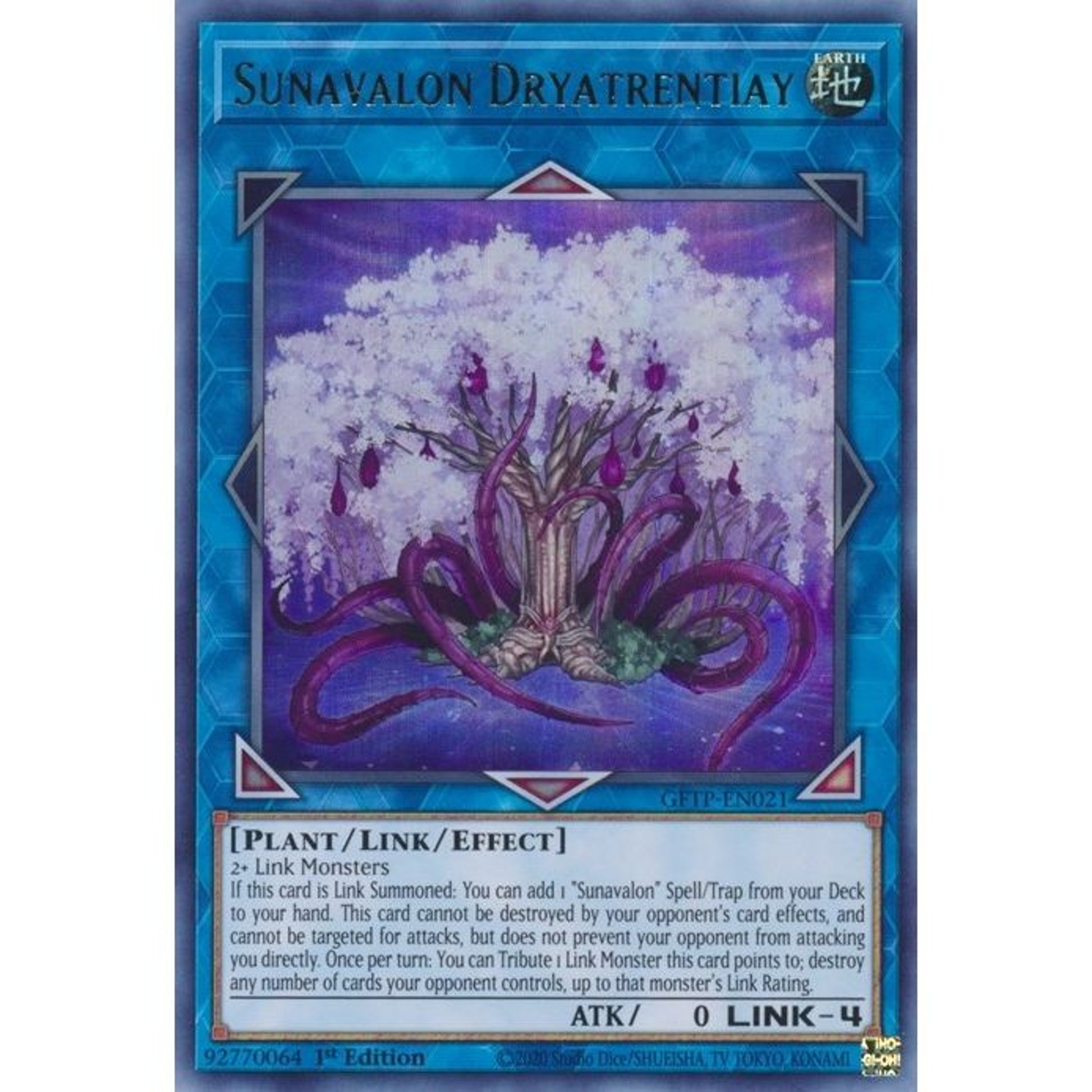 Image for Sunavalon Dryatrentiay (GFTP-EN021) (GFTP) - YuGiOh
