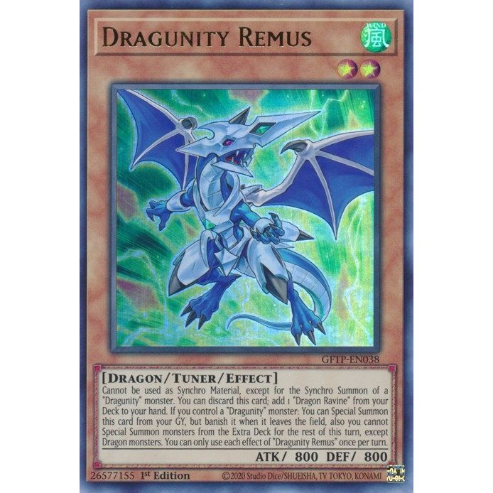 Image for Dragunity Remus (GFTP-EN038) (GFTP) - YuGiOh
