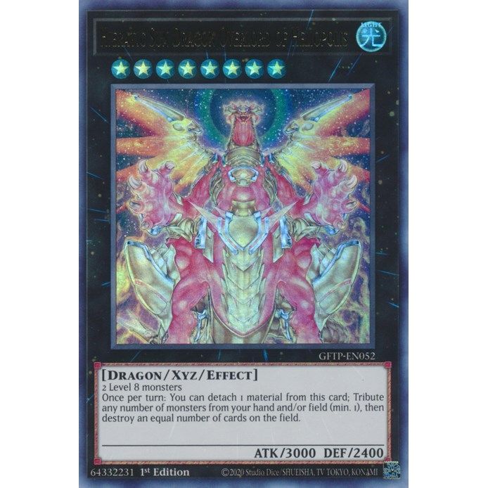 Image for Hieratic Sun Dragon Overlord of Heliopolis (GFTP-EN052) (GFTP) - YuGiOh