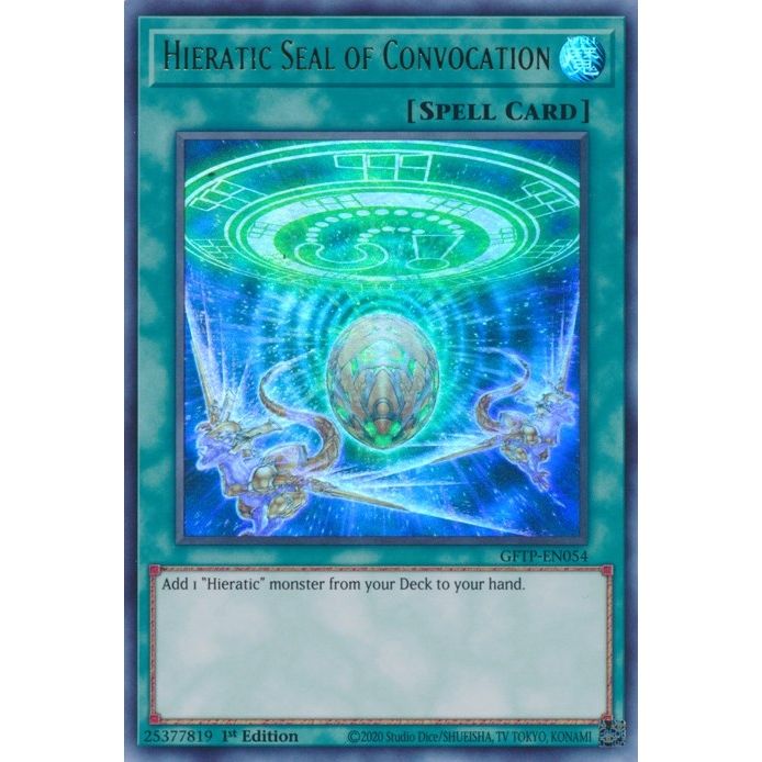 Image for Hieratic Seal of Convocation (GFTP-EN054) (GFTP) - YuGiOh