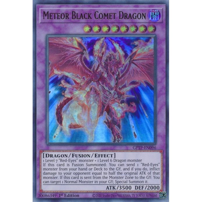 Image for Meteor Black Comet Dragon (GFTP-EN096) (GFTP) - YuGiOh