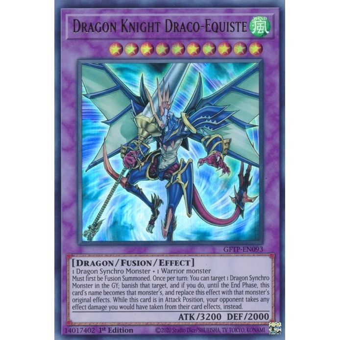 Image for Dragon Knight Draco-Equiste (GFTP-EN093) (GFTP) - YuGiOh