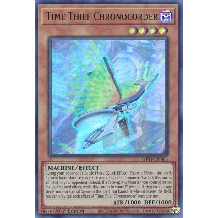 Image for Time Thief Chronocorder (GFTP-EN063) (GFTP) - YuGiOh