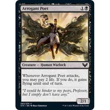 Image for Arrogant Poet (63) (STX) - Magic: The Gathering