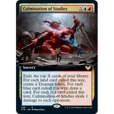 Image for Culmination of Studies (Extended Art) (338) (STX) - Magic: The Gathering