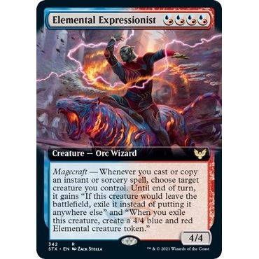 Image for Elemental Expressionist (Extended Art) (342) (STX) - Magic: The Gathering