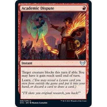 Image for Academic Dispute (91) (STX) - Magic: The Gathering
