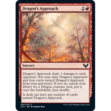 Image for Dragon's Approach (97) (STX) - Magic: The Gathering