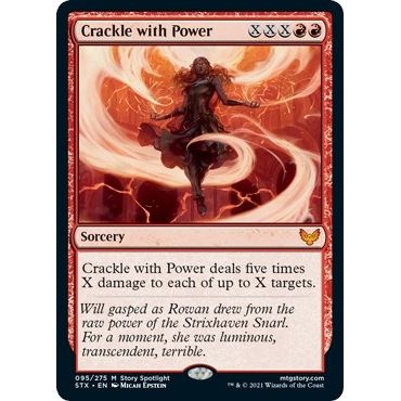Image for Crackle with Power (95) (STX) - Magic: The Gathering