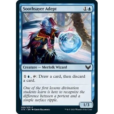 Image for Soothsayer Adept (55) (STX) - Magic: The Gathering