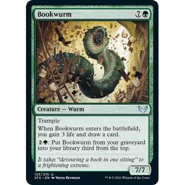 Image for Bookwurm (123) (STX) - Magic: The Gathering