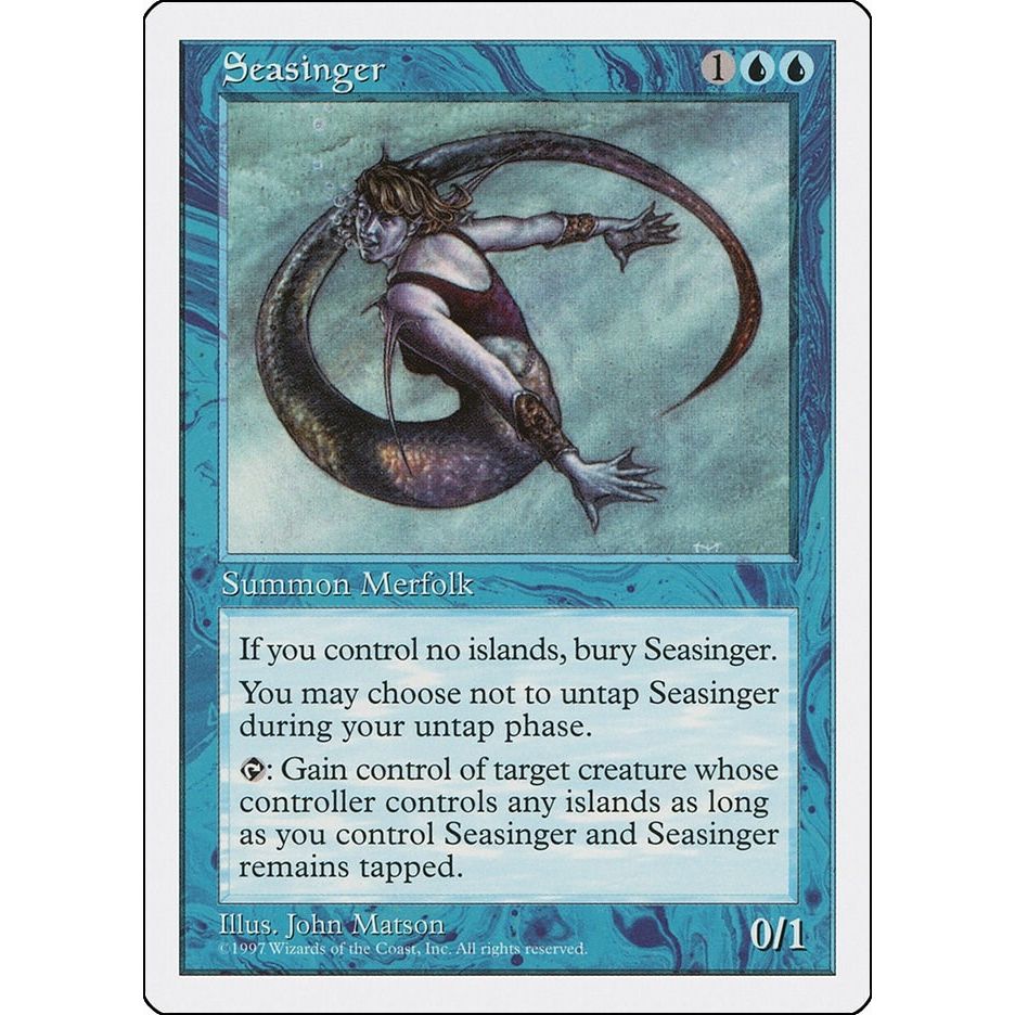 Image for Seasinger (5ED) - Magic: The Gathering