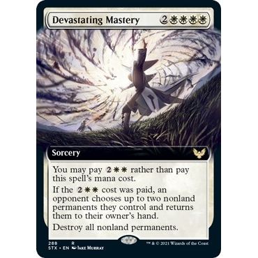 Image for Devastating Mastery (Extended Art) (288) (STX) - Magic: The Gathering