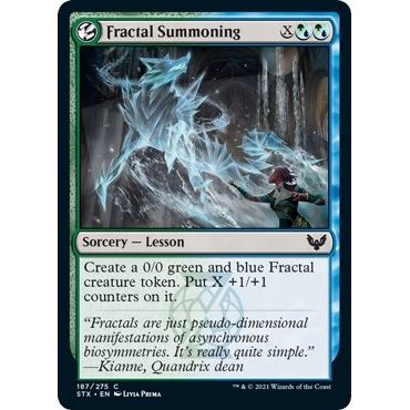 Image for Fractal Summoning (187) (STX) - Magic: The Gathering