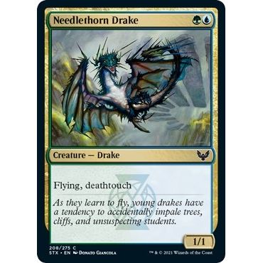 Image for Needlethorn Drake (208) (STX) - Magic: The Gathering