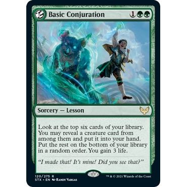 Image for Basic Conjuration (120) (STX) - Magic: The Gathering