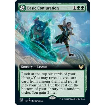 Image for Basic Conjuration (Extended Art) (315) (STX) - Magic: The Gathering