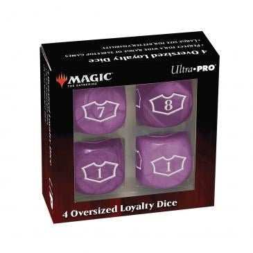 Image for Deluxe Swamp Loyalty Dice with 7-12 for Magic - Black (22mm) - Life Counters