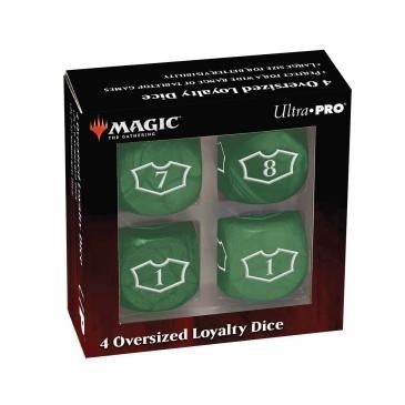Image for Deluxe Forest Loyalty Dice with 7-12 for Magic - Green (22mm) - Life Counters