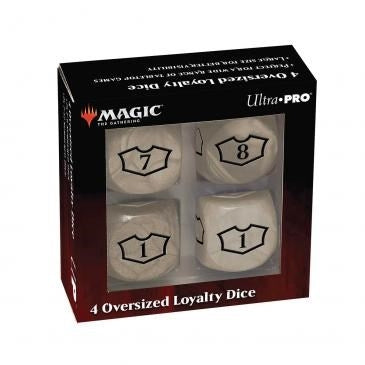 Image for Deluxe Plains Loyalty Dice with 7-12 for Magic - White (22mm) - Life Counters