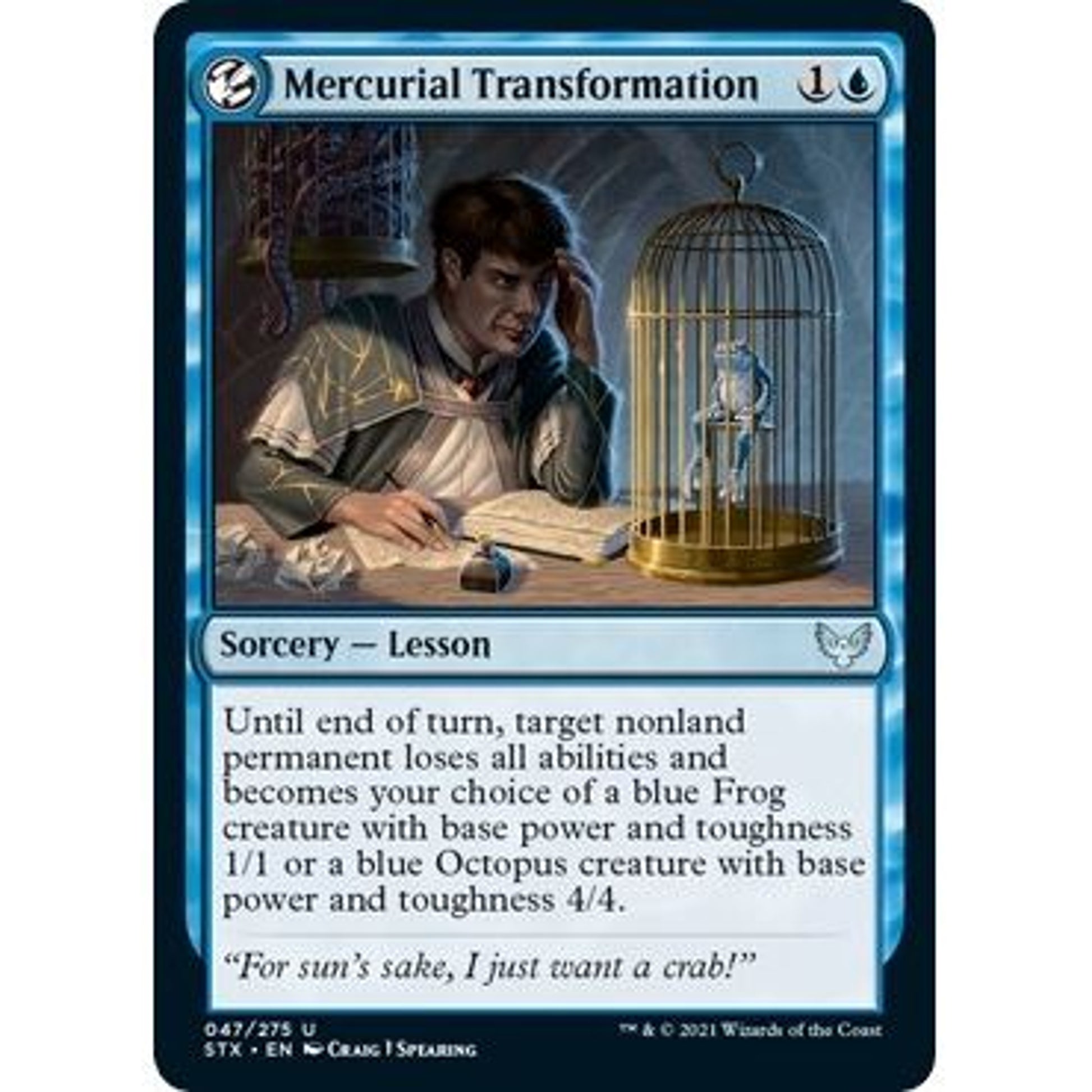 Image for Mercurial Transformation (47) (STX) - Magic: The Gathering