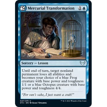 Image for Mercurial Transformation (47) (STX) - Magic: The Gathering