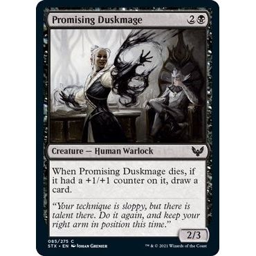 Image for Promising Duskmage (85) (STX) - Magic: The Gathering