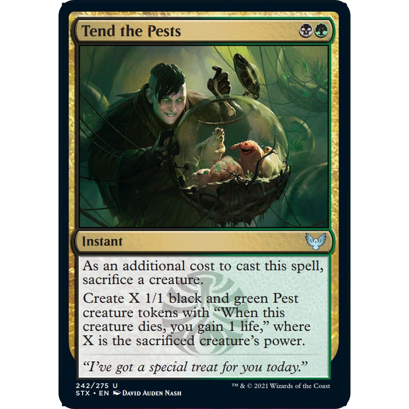 Image for Tend the Pests (242) (STX) - Magic: The Gathering