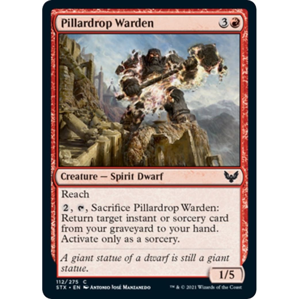 Image for Pillardrop Warden (112) (STX) - Magic: The Gathering
