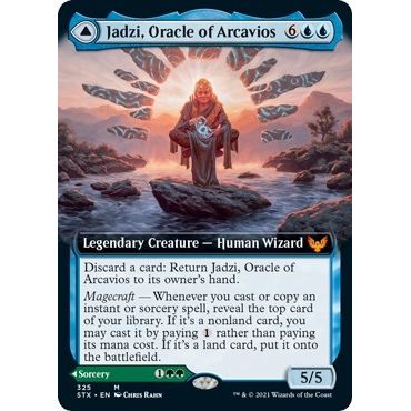 Image for Jadzi, Oracle of Arcavios (Extended Art) (325) (STX) - Magic: The Gathering