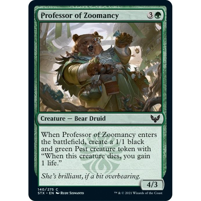 Image for Professor of Zoomancy (140) (STX) - Magic: The Gathering