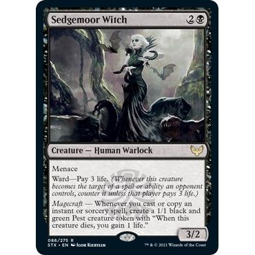 Image for Sedgemoor Witch (86) (STX) - Magic: The Gathering