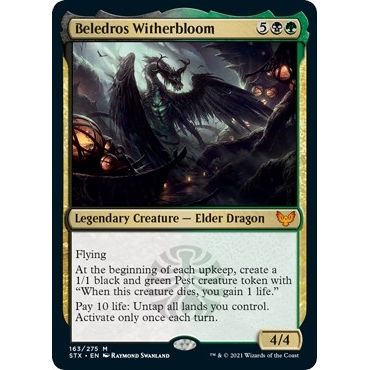 Image for Beledros Witherbloom (163) (STX) - Magic: The Gathering